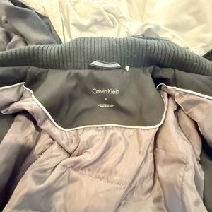 Calvin Klein Charcoal and Light Gray Jacket